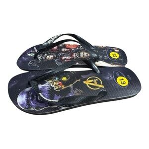 Havaianas x Marvel Avengers Flip Flops Sandals Men 13 Guardians Galaxy Black